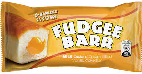 Fudgee Barr Milky Custard Cream Filled 10's